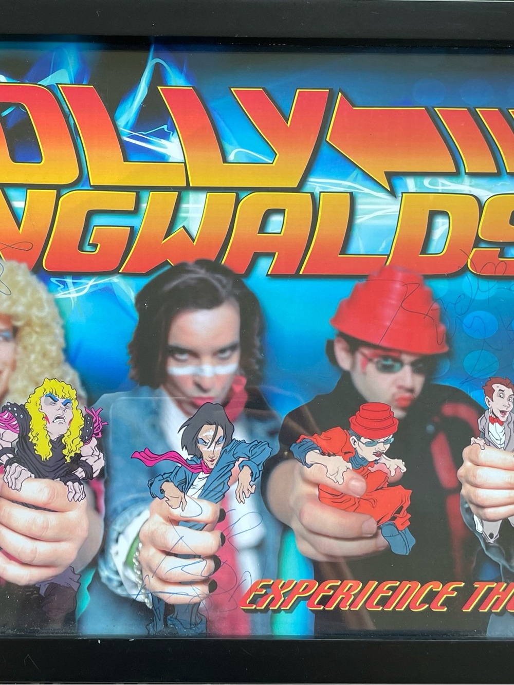 The Molly Ringwalds Band ‘Experience the 80s’ Rare Signed Framed Poster
